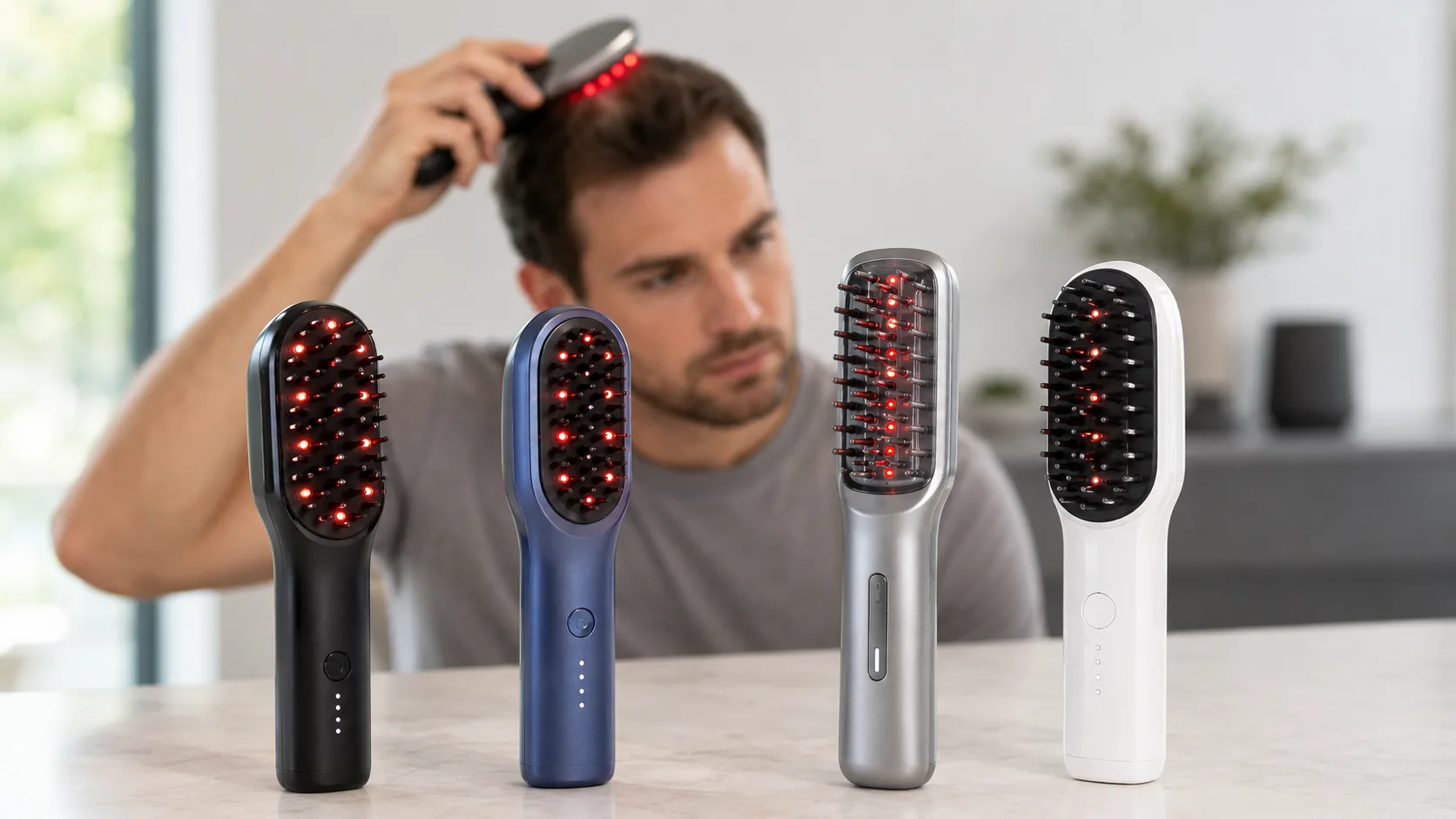 Brosse laser anti-chute de cheveux HairMax — comparatif des meilleurs modèles LLLT 2026