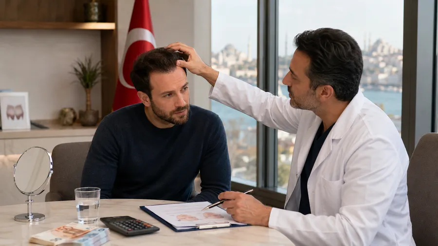 Clinique de greffe de cheveux à Istanbul, Turquie — coût réel pour 3 000 greffons